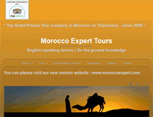 Tablet Screenshot of moroccoexpertours.com